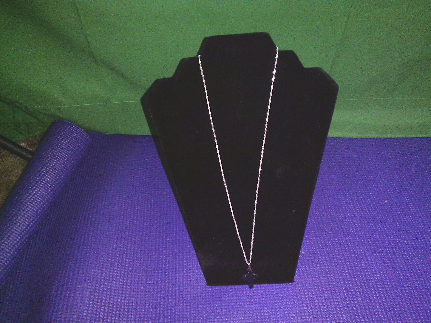 Zenspiration Necklace - Black Onyx Cross