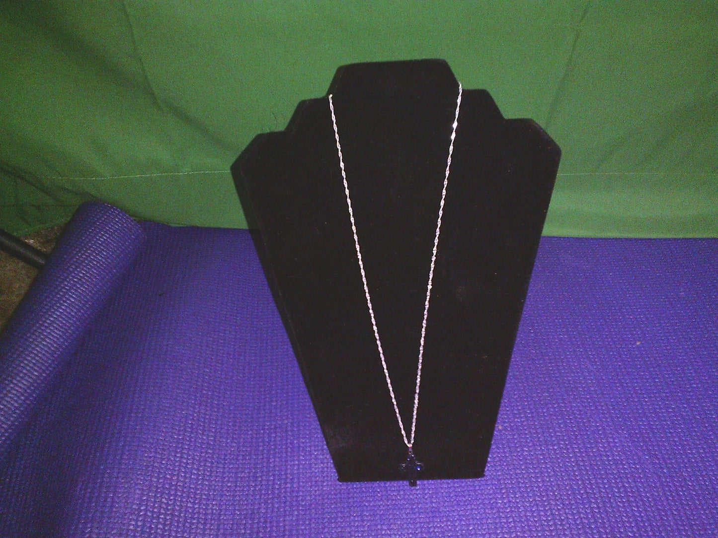 Zenspiration Necklace - Black Onyx Cross